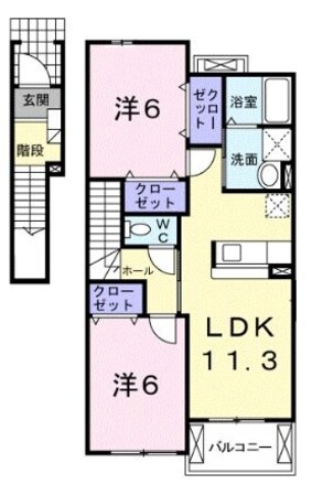 ポートスクエアIIの物件間取画像